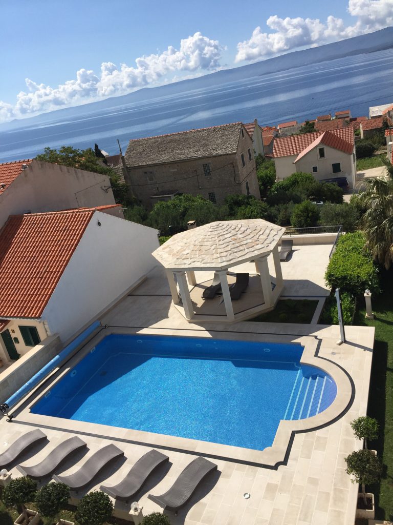 Villa Jadranka Bol apartments swimming pool